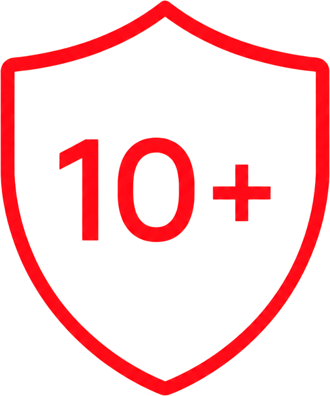 10+ Years Experience